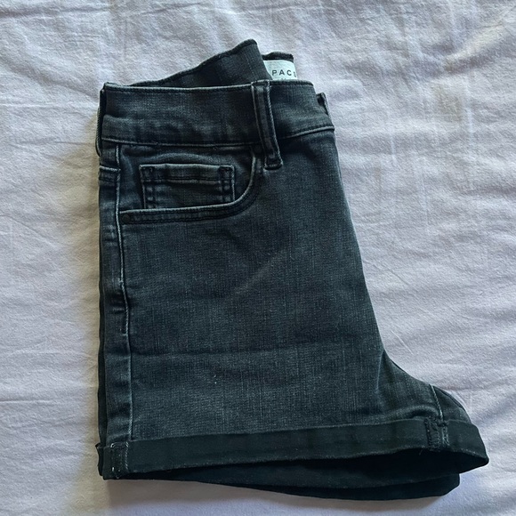 PacSun Black Denim Shorts - Picture 4 of 5